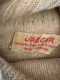 Image 2 of 1970's Jaeger Chunky knit Turtleneck Jumper 