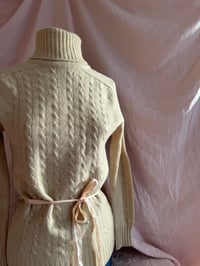 Image 3 of 1970's Jaeger Chunky knit Turtleneck Jumper 