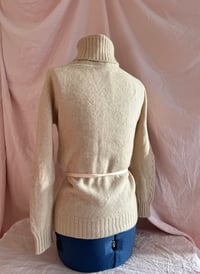 Image 4 of 1970's Jaeger Chunky knit Turtleneck Jumper 