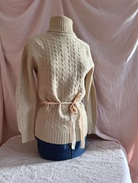 Image 1 of 1970's Jaeger Chunky knit Turtleneck Jumper 