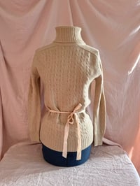 Image 5 of 1970's Jaeger Chunky knit Turtleneck Jumper 