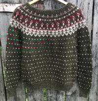 Image 2 of Toadstool - Icelandic wool sweater - Moor green - Preorder