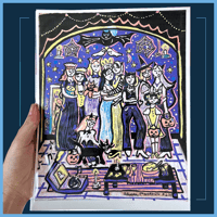 Image 2 of Halloween Party - Art Print