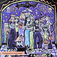 Image 1 of Halloween Party - Art Print