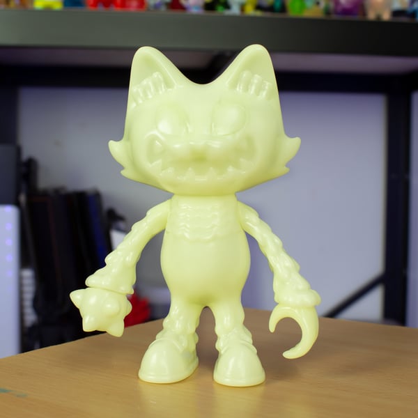 Image of GID Sofubi Wananeko blank