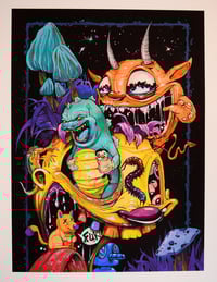 Image 1 of Monster Mushroom Archival Print 