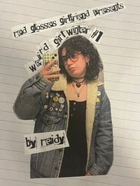 Image 1 of red glasses girlfriend presents.. weird girl winter #1 digital zine