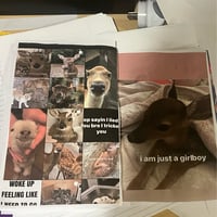 Image 2 of red glasses girlfriend presents.. weird girl winter #1 digital zine