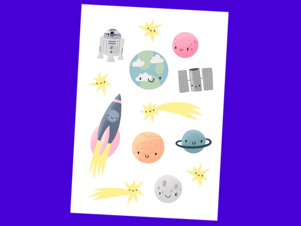 Image of TEMPORARY TATTOOS Space