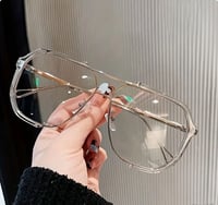 Clear semi square frames