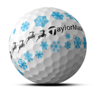 Image 3 of TaylorMade TP5 Stripe Holiday Golf Balls [2024]