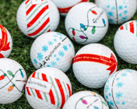 Image 8 of TaylorMade TP5 Stripe Holiday Golf Balls [2024]