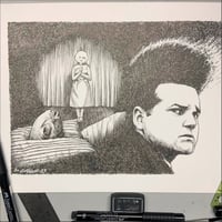 Image 2 of Eraserhead original pen and ink art