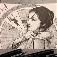 Image 2 of Lady Snowblood original pen and ink art