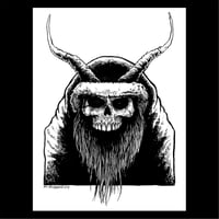 Image 1 of Krampus 1 original pen and ink art