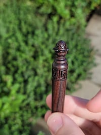 Image 2 of Bolivian Rosewood w/ Greek Key - Gerogian