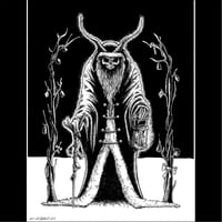 Image 1 of Krampus 2 original pen and ink art