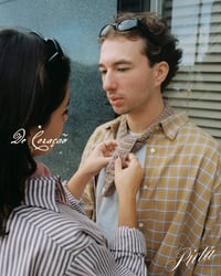 Image 3 of Crochet Scarf - Camel