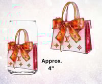 Image 1 of Boujee LV Bag In 2 Sizes Single Sided Decal Inspired Luxury