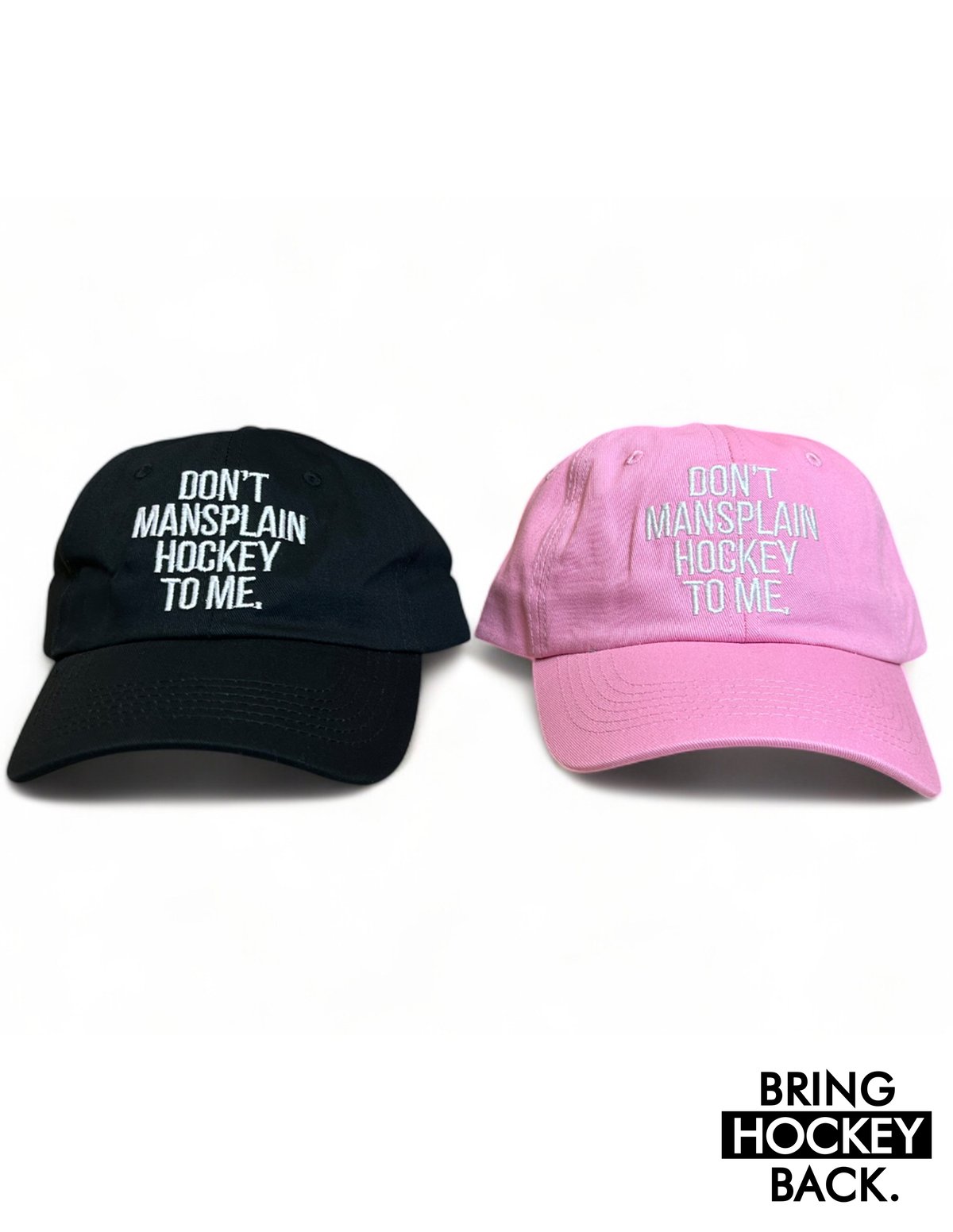 Don't Mansplain Hockey to Me Dad Hat [Free Shipping]