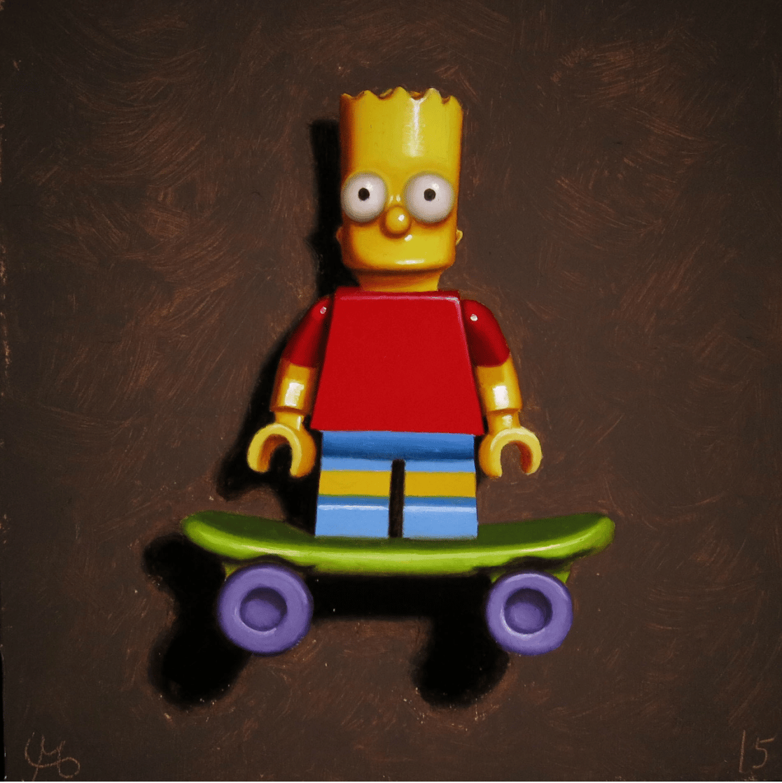 Image of Bart 6x6 Print