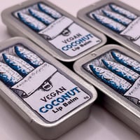 Image 1 of TIN OF PILCHARDS LIP BALM, COCONUT FLAVOUR