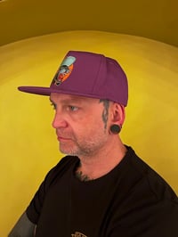 Image 2 of Snapback cap purple
