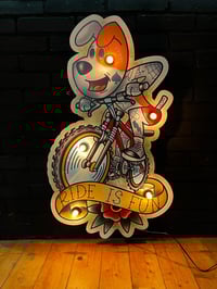 Ride or die wall lamp