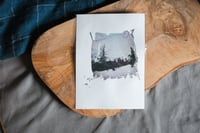 Image 1 of original polaroid emulsion lift // june mountain