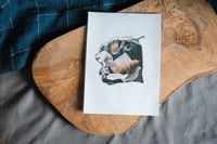Image 1 of original polaroid emulsion lift // croissant