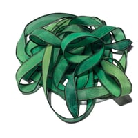Image 7 of 1PC. JUNIPER 42" Hand Dyed Finished Edge Silk Wrist Wrap Bracelet/Jewelry Ribbons
