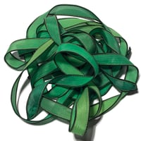 Image 1 of 1PC. JUNIPER 42" Hand Dyed Finished Edge Silk Wrist Wrap Bracelet/Jewelry Ribbons
