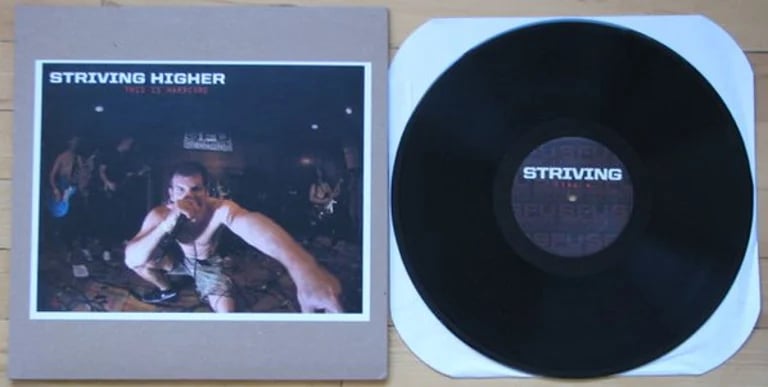 STRIVING HIGHER COMP 12" *Red / Splatter / TIHC*