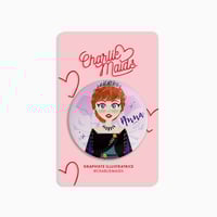 Image 3 of Badges Queen Elsa & Anna