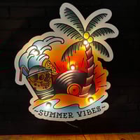 Image 1 of Summer vibes wall lamp