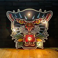 Panther Head wall lamp