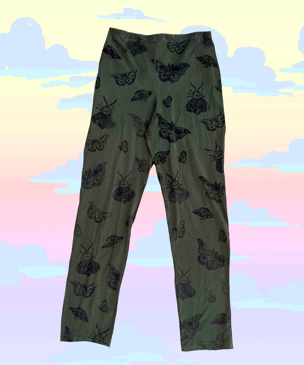 Image of Ready to ship stretchy moth pants- sizes small, medium, large, and 3XL