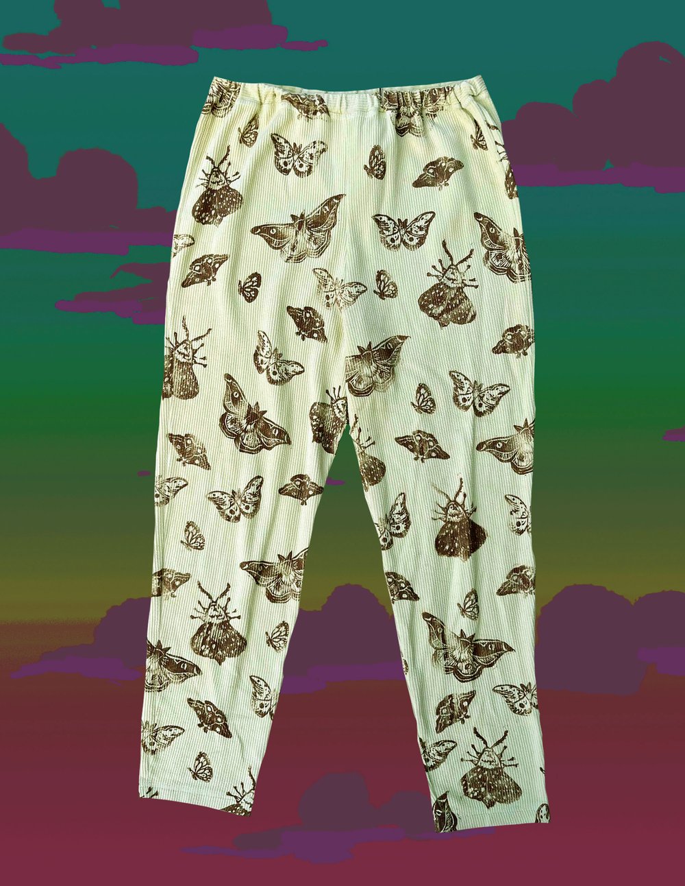 Image of Ready to ship stretchy moth pants- sizes small, medium, large, and 3XL