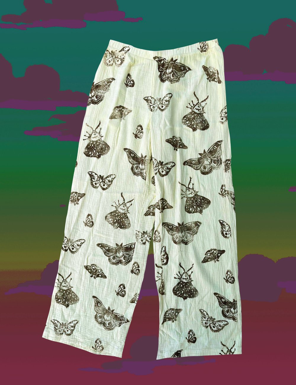 Image of Ready to ship stretchy moth pants- sizes small, medium, large, and 3XL