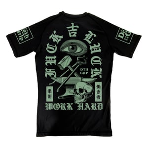 Image of 'Fuck Luck 2.0' rashguard.