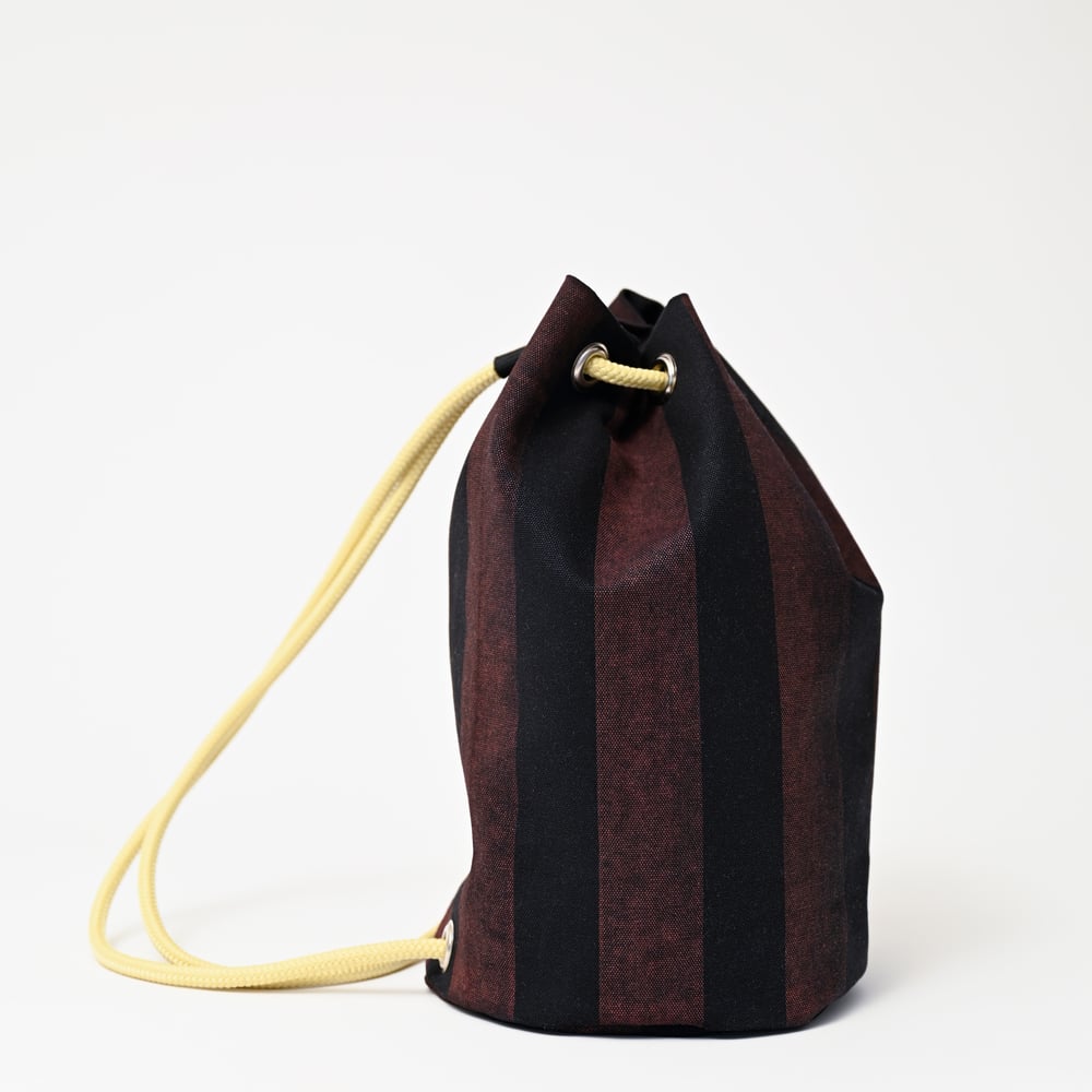 Image of Duffle Bag - Striped/Black 1