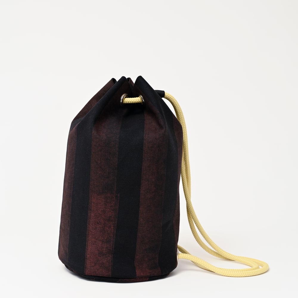 Image of Duffle Bag - Striped/Black 2