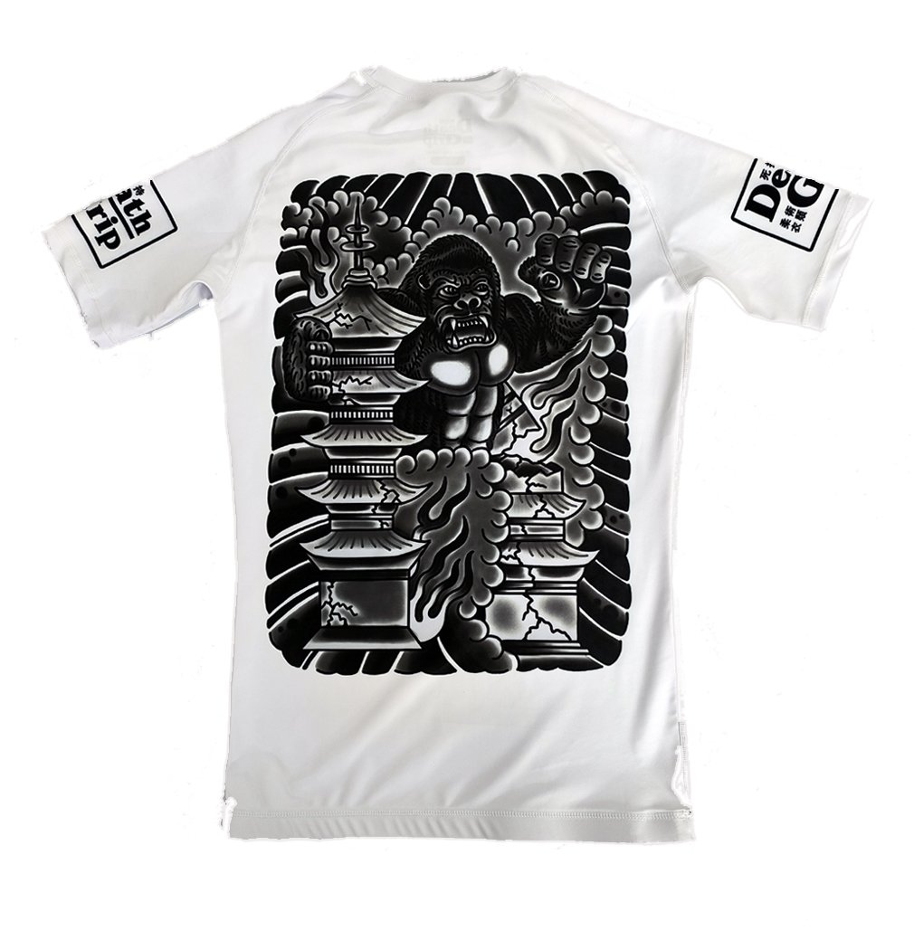 Image of 'Monkey Business' rashguard.