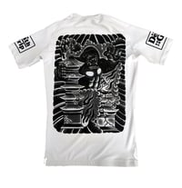 Image 1 of 'Monkey Business' rashguard.