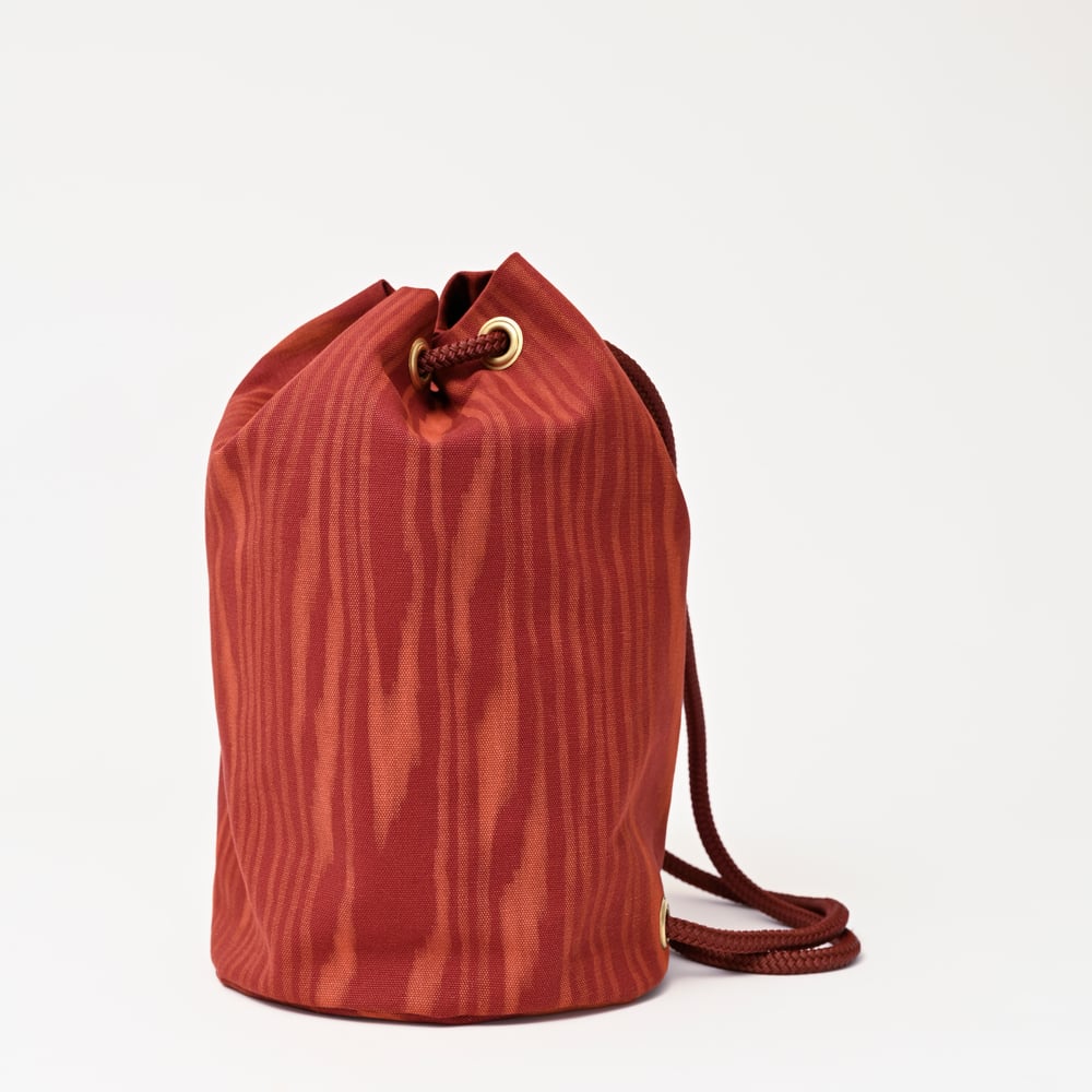 Image of Duffle Bag - Wood/Red