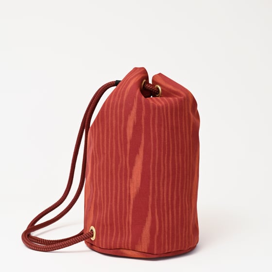 Image of Duffle Bag - Wood/Red