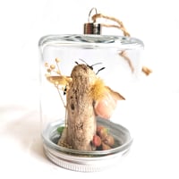 Image 3 of Metallic Jewel Beetle Woodland Hanging Mason Jar