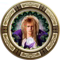 Image 1 of Jareth the Goblin King - Labyrinth - Fine China Plate - #0740