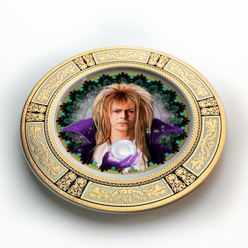 Image of Jareth the Goblin King - Labyrinth - Fine China Plate - #0740