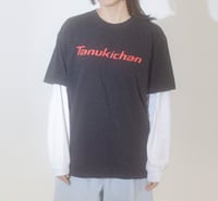 Image 2 of Tanukichan distressed logo tee